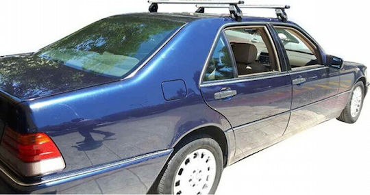 Menabo Aluminum Car Roof Bars for Mercedes-Benz S Set with Roof Rack Legs MP.MERCW140.01