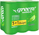 Green Cola Mocktails Cola Mojito with Carbonation, Sugar-Free in Box 6x330ml