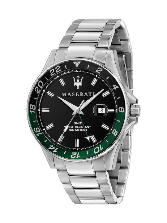 Maserati Uhr Batterie mit Metallarmband