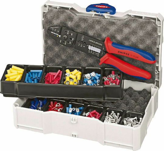 Knipex Πρέσα Ακροδεκτών Διατομής 0.5 - 6mm² με Απογυμνωτή
