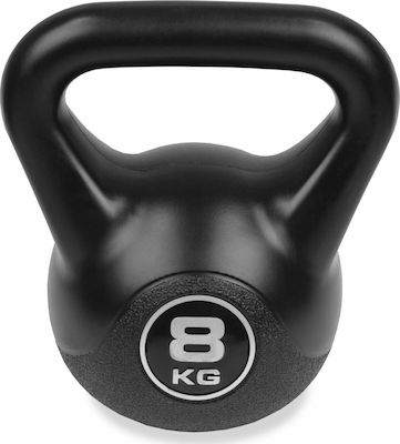 E-Fit Kettlebell από PVC 8kg Negru