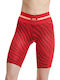 Women's Bike Training Legging High Waisted Red