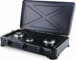 Brock GS 2003 BK Liquid Gas Countertop Triple Burner Black