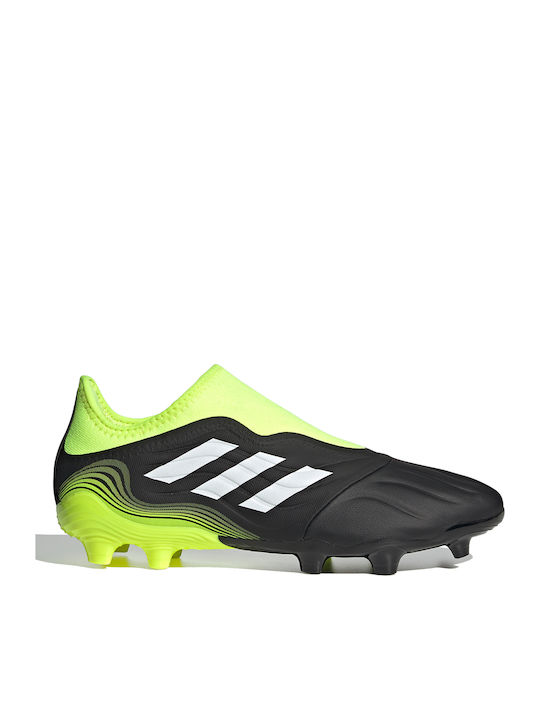 Adidas Copa Sense.3 FG Χαμηλά Ποδοσφαιρικά Παπούτσια με Τάπες Core Black / Cloud White / Solar Yellow