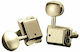 Dixon Κλειδιά για Ηλεκτρική Κιθάρα SKG-648NK Silver Machine Head for Electric Guitar