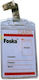 Foska Conference Badge 118x74cm