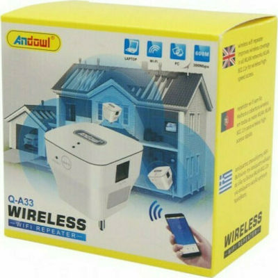 Andowl Q-A33 WiFi Extender Einzelband (2,4 GHz) 300Mbps