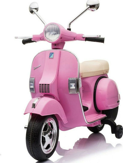 Vespa Piaggio Vintage Kids Electric Motorcycle Licensed 12 Volt Pink