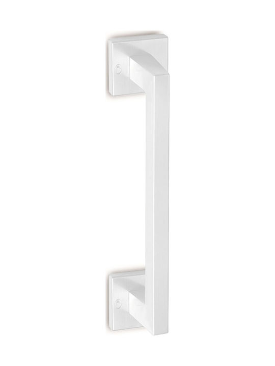 Convex 865 Front Door Matte Handle 260mm for Both Sides Placement Λευκό