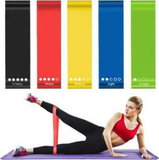 Exercise Resistance Belt LT005 Σετ 5 Τεμαχίων Skroutz.gr