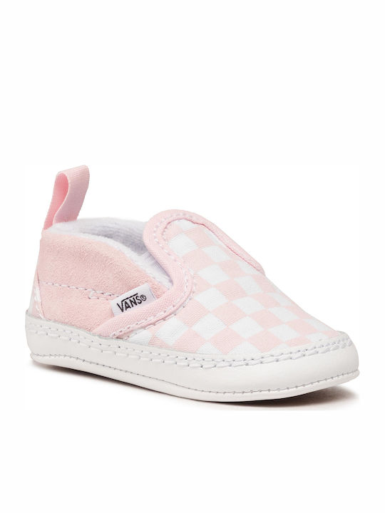 Vans Βρεφικά Sneakers Αγκαλιάς Ροζ Slip-On