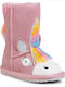 Magical Unicorn Suede Kinder-Schneestiefel Rosa
