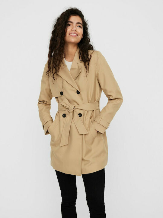 Vero Moda Γυναικεία Travertine Καμπαρντίνα
