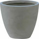 Woodwell Flower Pot Φxcm Γλάστρα Πήλινη Γκρι 35x35x32εκ.
