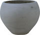 Woodwell Flower Pot-5 Φ32x26cm Flower Pot 32x26cm in Gray Color Ε6304.A