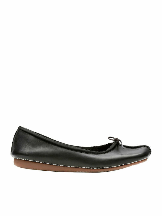 Anatomic Leather Ballerinas Frecle Ice Black