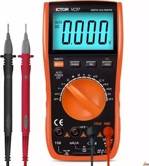 Esab VC-97 Multimetru digital RMS real cu Măsurare AC / DC / Rezistență / Capacitate / Temperatură