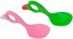 I Can Plastic Baby Cutlery Set with Spoons 2pcs Pink/Green