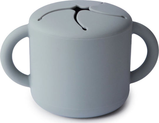 Mushie Δοχείο Γκρι Snack Cup από Σιλικόνη για 6+ μηνών