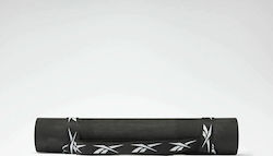 Reebok Tech Style Yoga/Pilates Mat Black with Carry Strap (180x60x0.5cm)