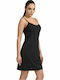 Miss Rosy Women's Nightdress Black