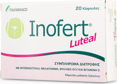 Italfarmaco Inofert Luteal Supplement for Pregnancy 20 caps