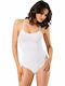 Lingerie Spaghetti Strap Bodysuit White