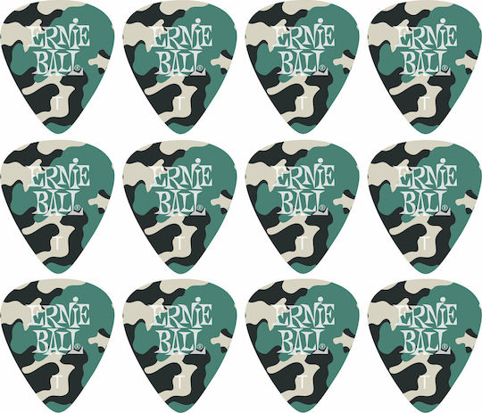 Ernie Ball Πένα Κιθάρας Cellulose Thin Πάχους 0.46mm Συσκευασία 1τμχ Camouflage