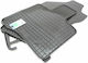 Petex Set of Front and Rear Mats 4pcs for Peugeot iOn Mitsubishi i-MiEV Citroen C-Zero 2010 Black