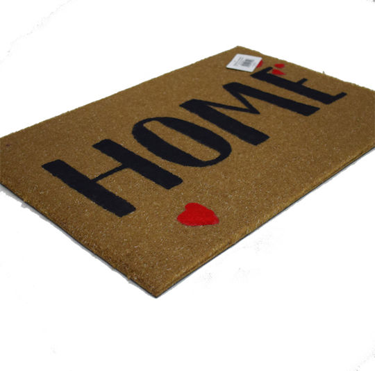 Sidirela Covoare De Intrare Din Nucă De Cocos Cu Strat Antiderapant Home Hearts 40x60 Cm