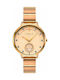 Vogue Forum Watch Chronograph with Pink Gold Metal Bracelet