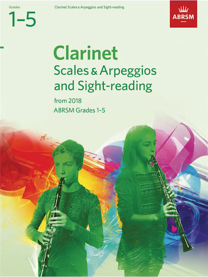 Oxford Clarinet Scales & Arpeggios and Sight Reading Sheet Music for Wind Instruments Grade 1-5
