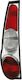 Dectane Taillights for Fiat Punto 9/93-9/99 2pcs