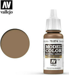Acrylicos Vallejo Model Χρώμα Μοντελισμού Tan 17ml