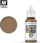 Acrylicos Vallejo Model Model Making Paint Tan 17ml 70.874