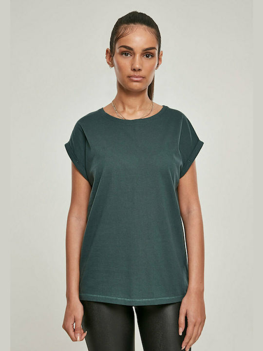 Urban Classics TB771 Women's T-shirt Green