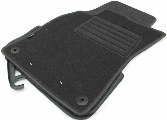 Petex Σετ Μπροστινά και Πίσω Πατάκια 4τμχ για Citroen C6 Audi A6 2004-2011 Μαύρα