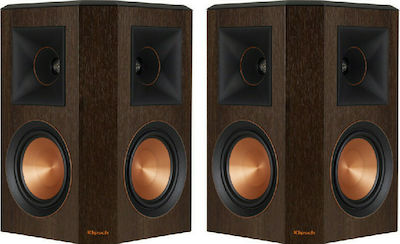 Klipsch RP-502S Ζεύγος Ηχείων Hi-Fi Βιβλιοθήκης 100W 2 Δρόμων Π30.2xΒ19xΥ35.2εκ. Καρυδιά