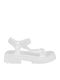 Windsor Smith Lifestyle Women's Flat Sandals Sporty Flatforms In White Colour