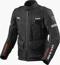 Rev'IT Sand 4 H2O Bărbați Jachetă de motocicletă 4 Anotimpuri Impermeabil Negru