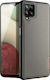 Dux Ducis Fino Back Cover Σιλικόνης / Υφασμάτινο με Λουράκι Χακί (Galaxy A12)