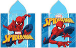 Dimcol Spider-Man Παιδικό Πόντσο Θαλάσσης Spiderman Γαλάζιο 100 x 50εκ.