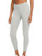 Sportswear Essential Training Γυναικείο Cropped Κολάν Ψηλόμεσο Γκρι