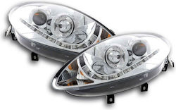 Diederichs Front Lights for Fiat Bravo Chrome 2007 2pcs