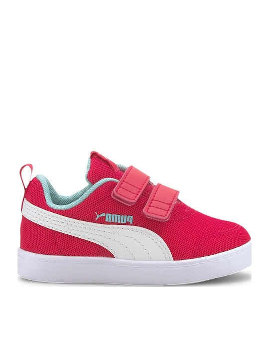 PUMA Courtflex Mesh Παιδικά Sneakers με Σκρατς ...