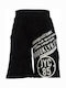 Șort/Salopetă Copii din Material Textil Brooklyn Negru