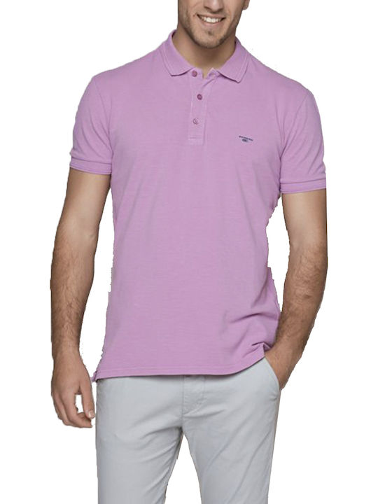 Code Polo Μπλούζα Κοντομάνικη Μωβ