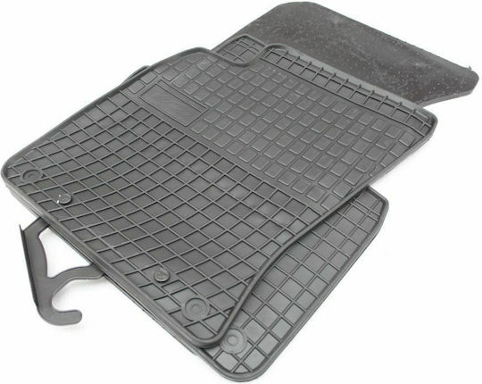 Frogum Set of Front and Rear Mats 4pcs for Audi A8 2002-2010 Black