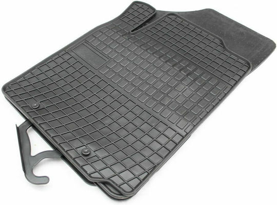 Frogum Set of Front and Rear Mats 4pcs for Citroen C2 / C3 2002 Black