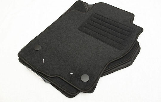 Petex Set of Front and Rear Mats 4pcs for Nissan Pathfinder 2010+ Black